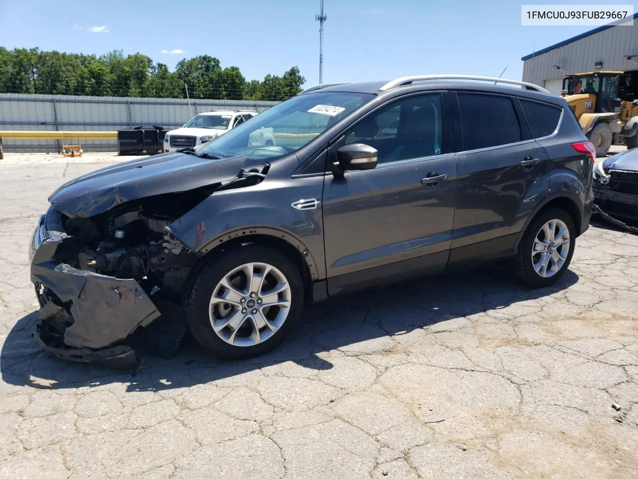 2015 Ford Escape Titanium VIN: 1FMCU0J93FUB29667 Lot: 58284214