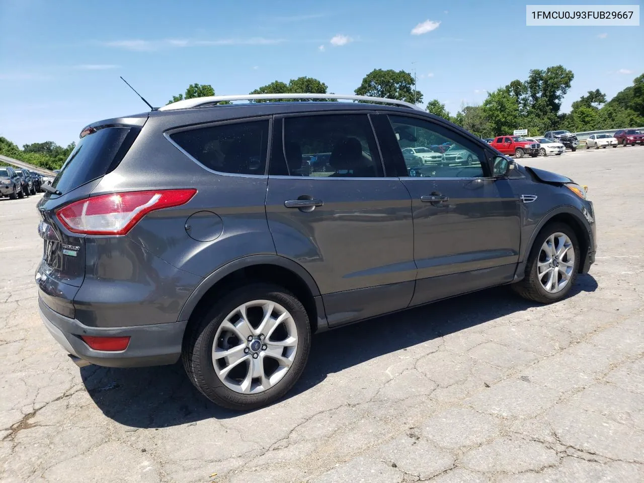 2015 Ford Escape Titanium VIN: 1FMCU0J93FUB29667 Lot: 58284214