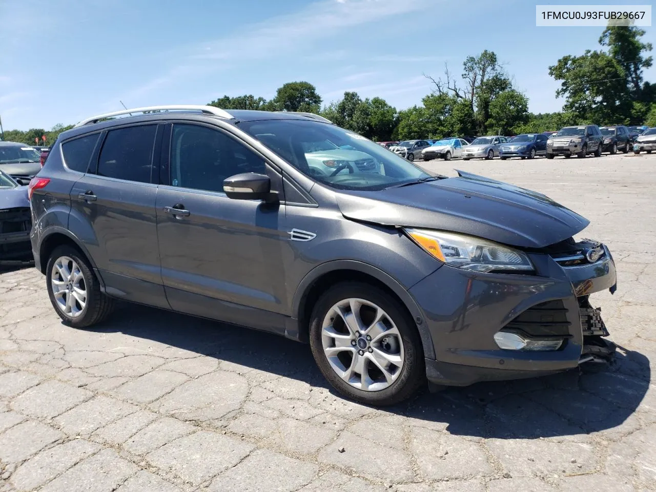 2015 Ford Escape Titanium VIN: 1FMCU0J93FUB29667 Lot: 58284214