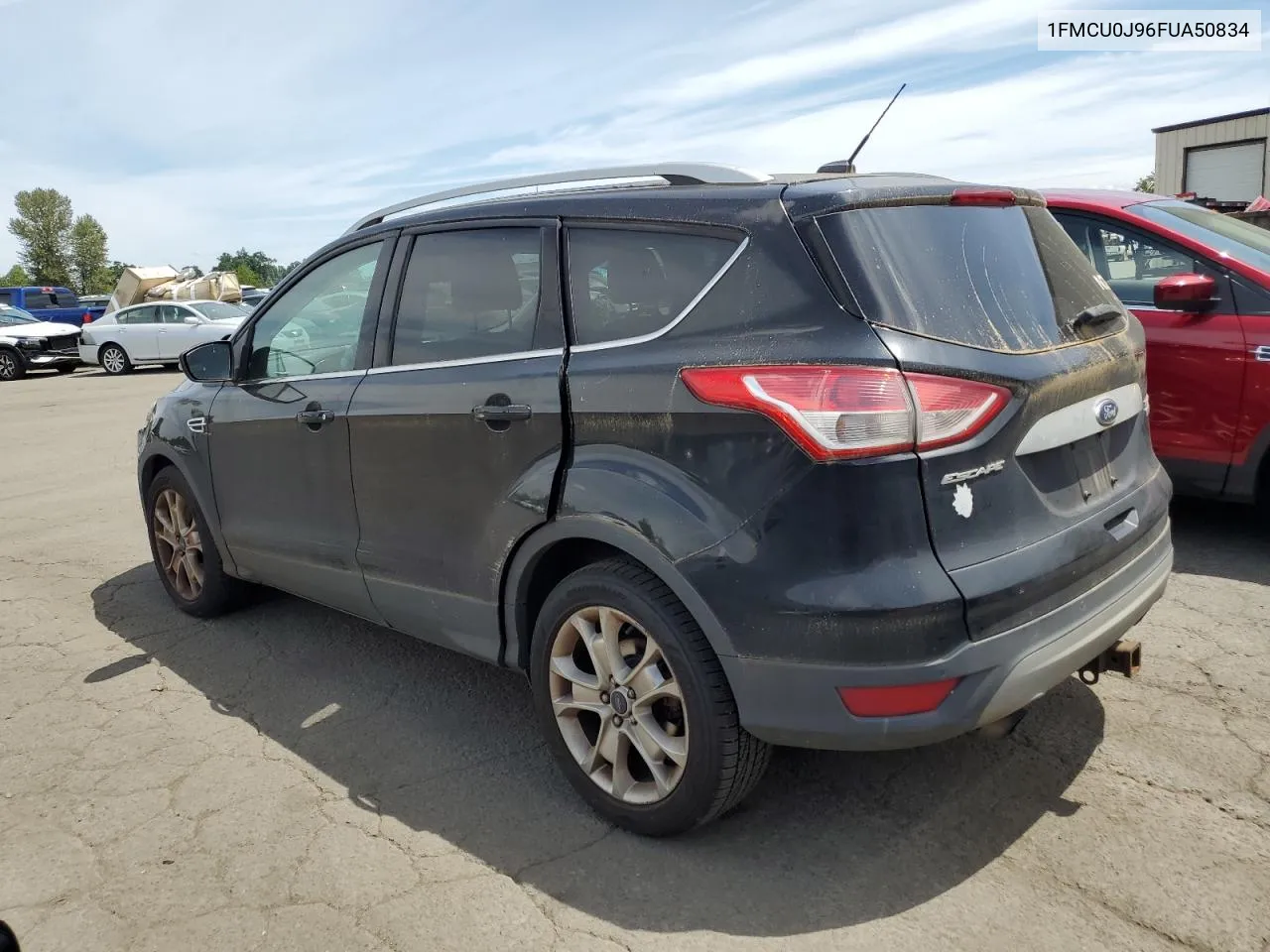 2015 Ford Escape Titanium VIN: 1FMCU0J96FUA50834 Lot: 59098194