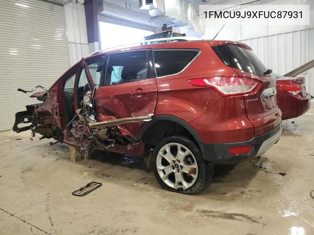 2015 Ford Escape Titanium VIN: 1FMCU9J9XFUC87931 Lot: 59778314