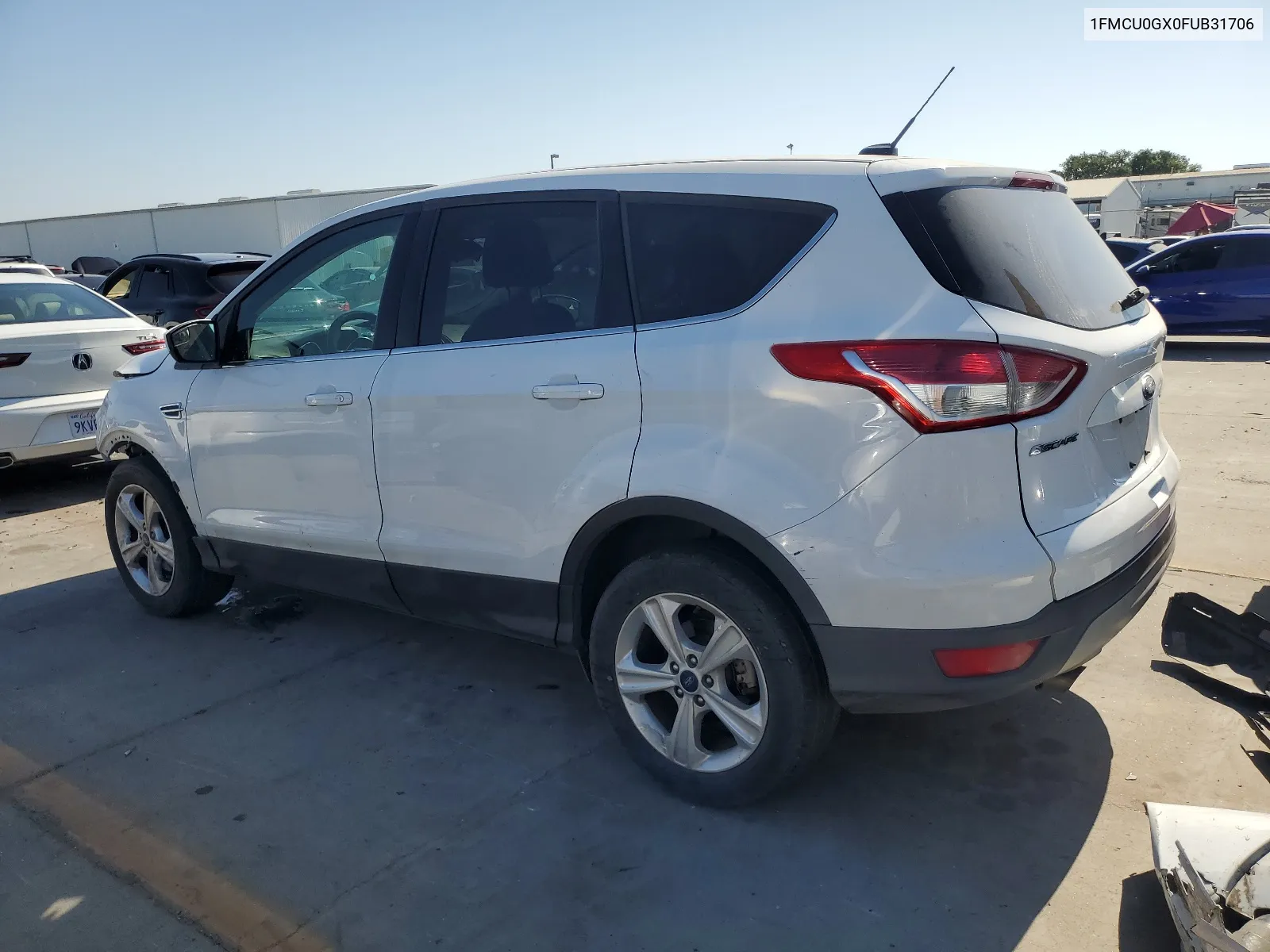 2015 Ford Escape Se VIN: 1FMCU0GX0FUB31706 Lot: 59892144