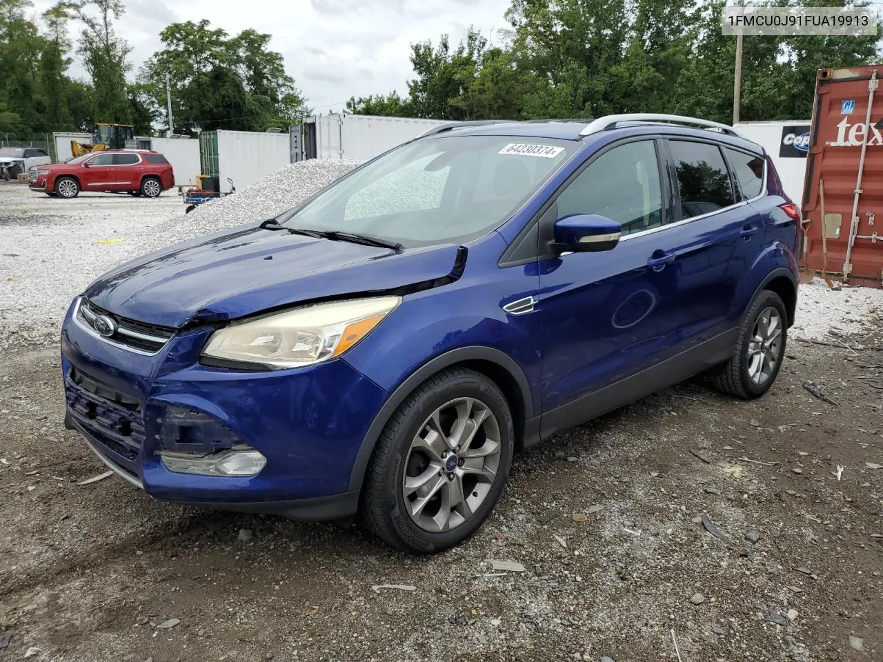 2015 Ford Escape Titanium VIN: 1FMCU0J91FUA19913 Lot: 64230374