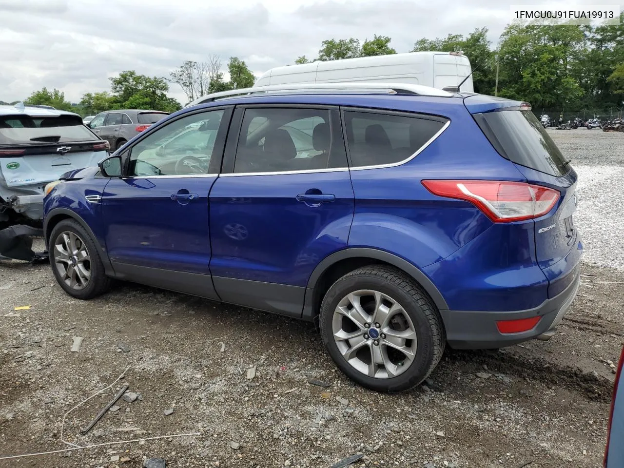 2015 Ford Escape Titanium VIN: 1FMCU0J91FUA19913 Lot: 64230374