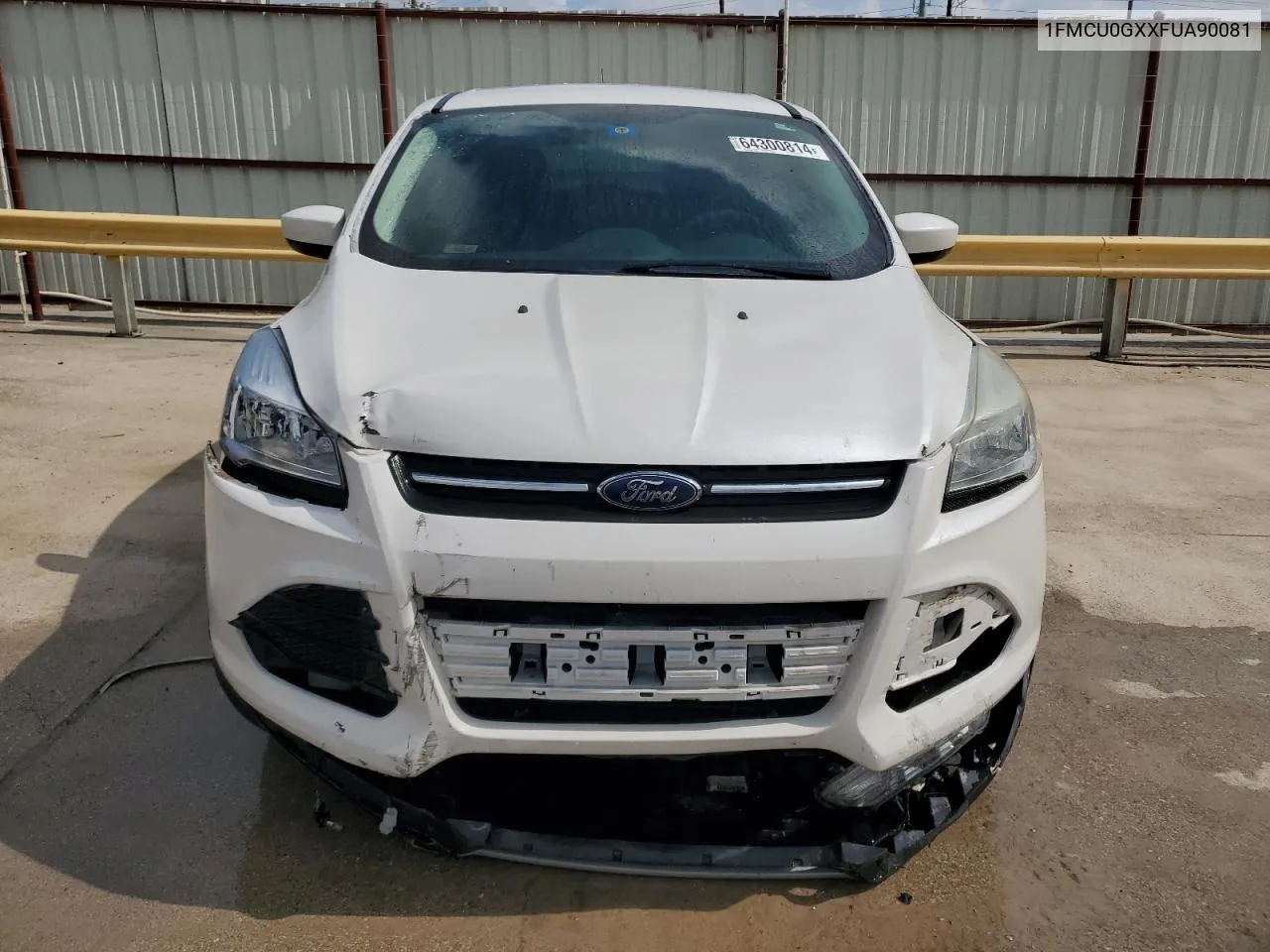 2015 Ford Escape Se VIN: 1FMCU0GXXFUA90081 Lot: 64300814