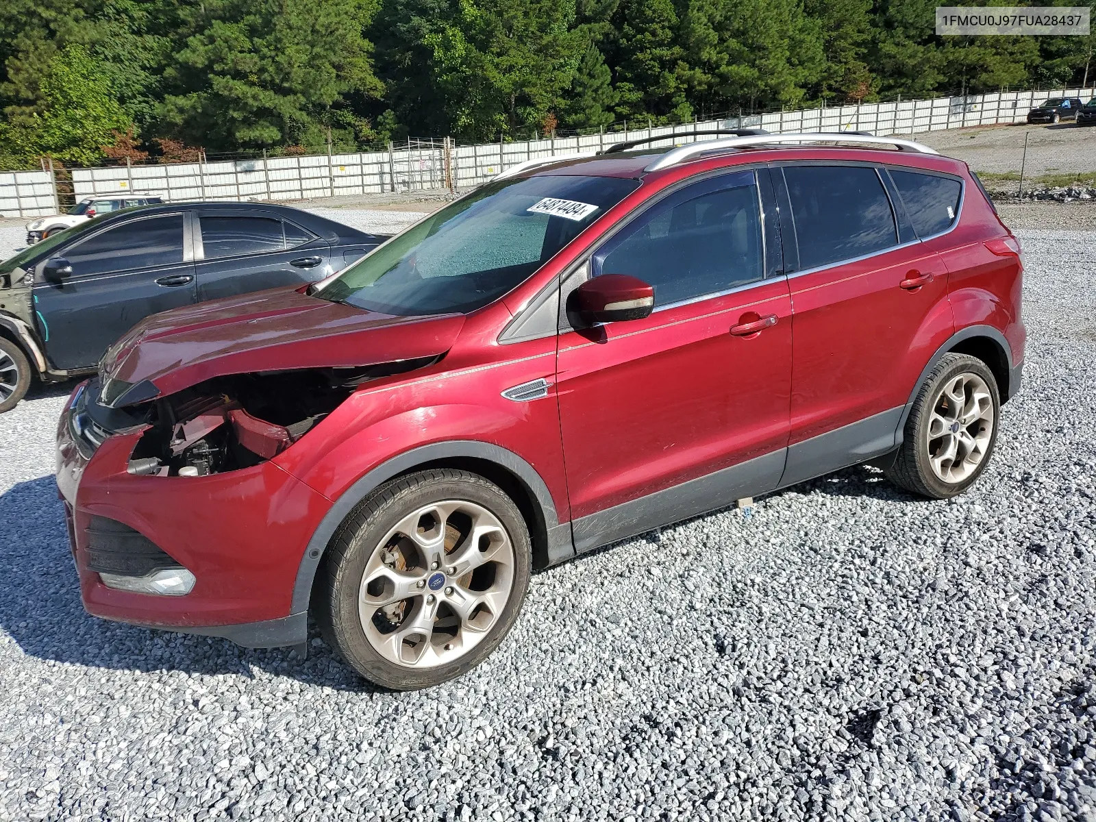 2015 Ford Escape Titanium VIN: 1FMCU0J97FUA28437 Lot: 64874484