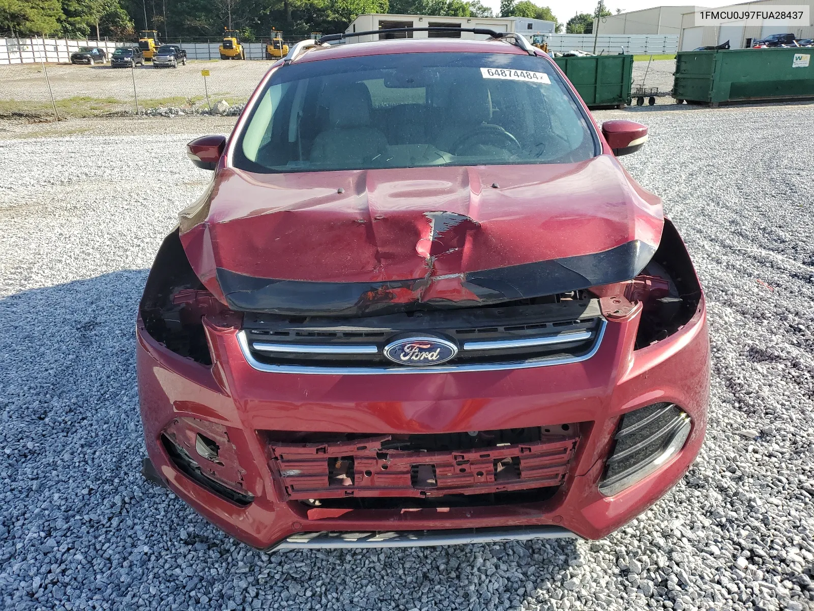 2015 Ford Escape Titanium VIN: 1FMCU0J97FUA28437 Lot: 64874484