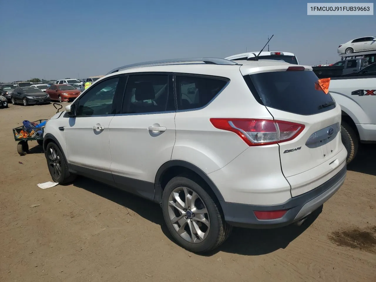 2015 Ford Escape Titanium VIN: 1FMCU0J91FUB39663 Lot: 65163154