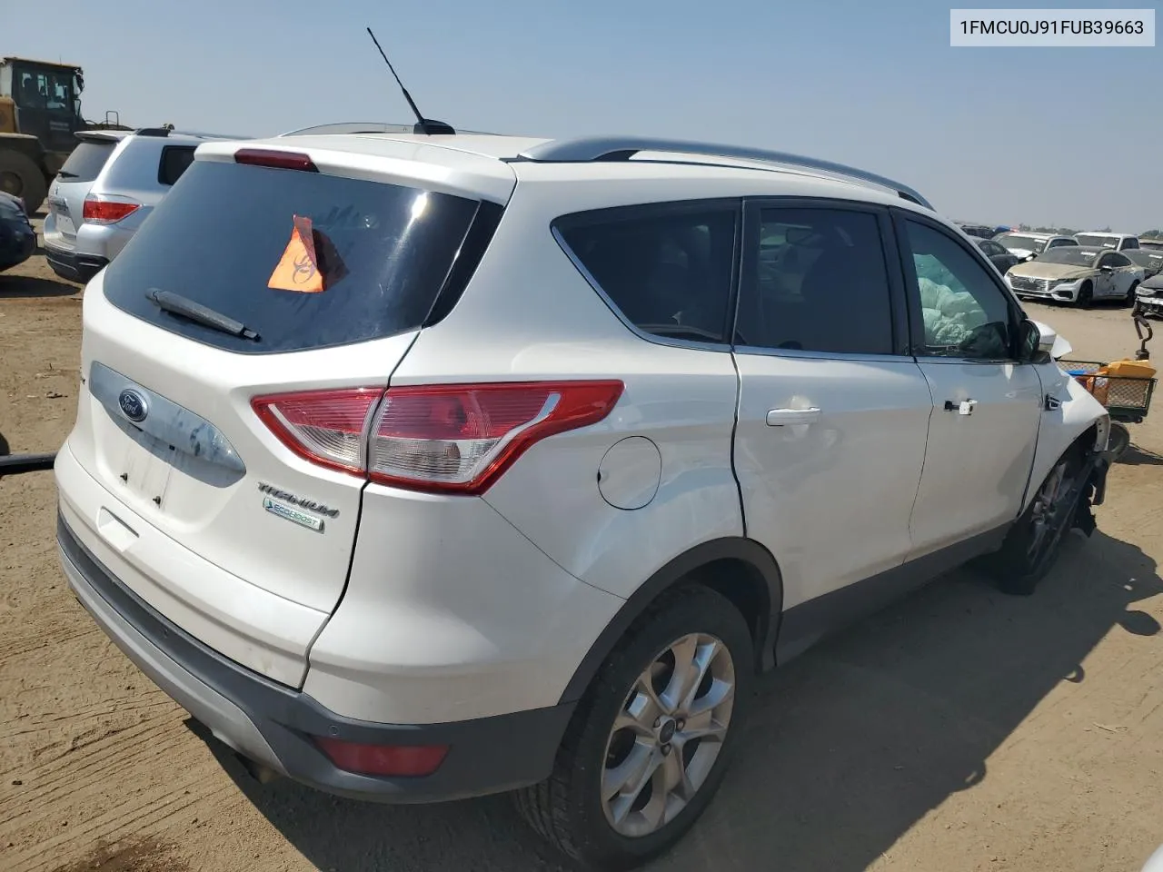 2015 Ford Escape Titanium VIN: 1FMCU0J91FUB39663 Lot: 65163154