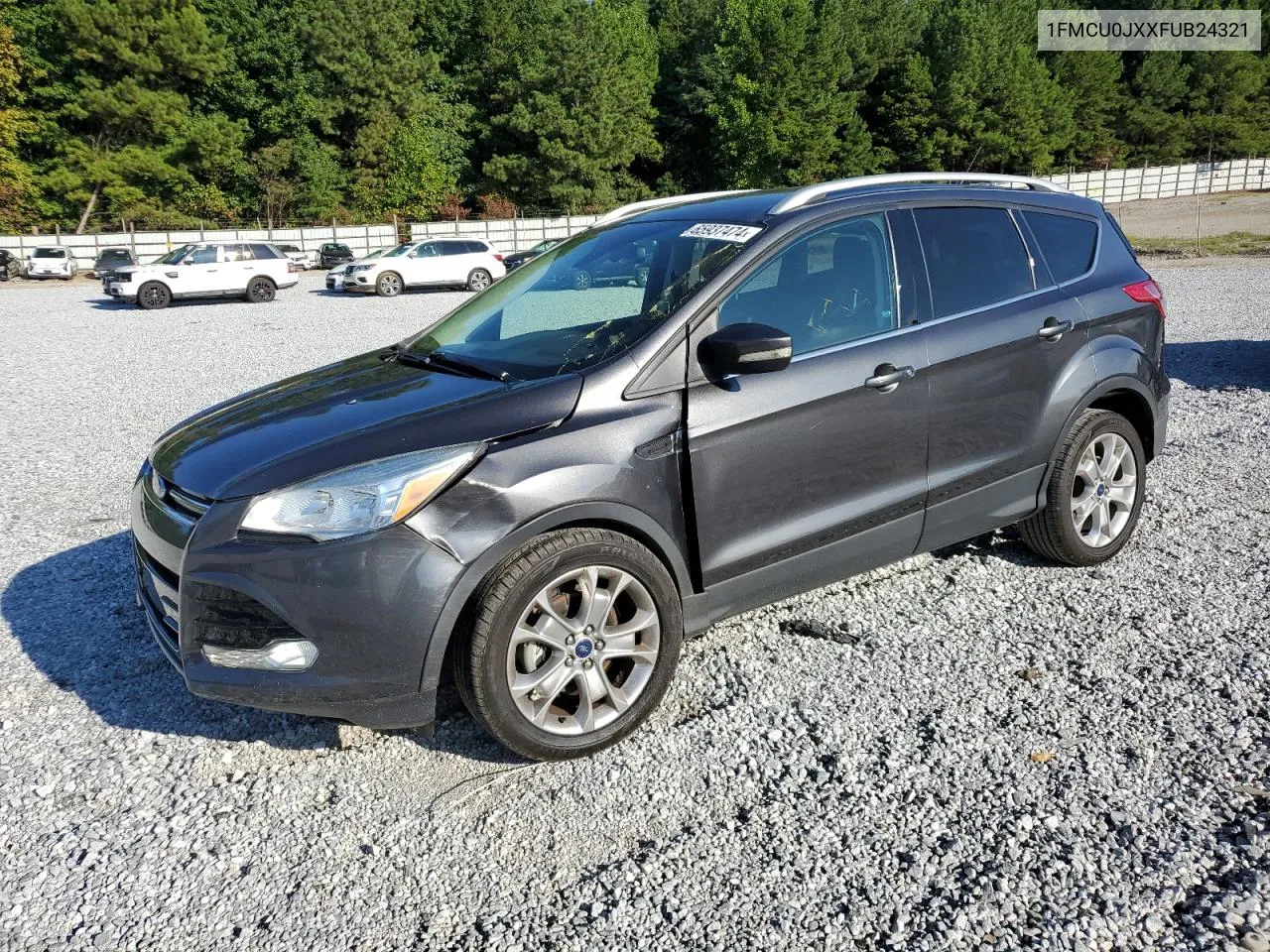 2015 Ford Escape Titanium VIN: 1FMCU0JXXFUB24321 Lot: 65937474