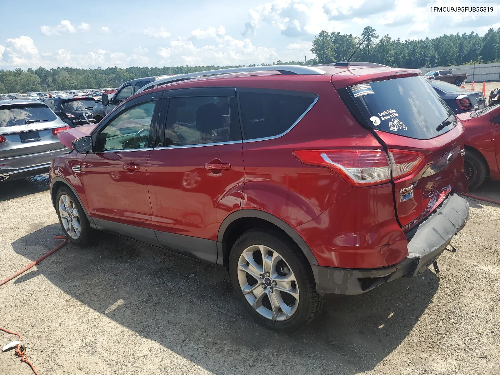 2015 Ford Escape Titanium VIN: 1FMCU9J95FUB55319 Lot: 66952484