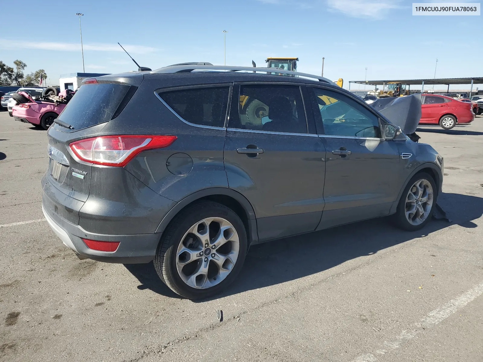 2015 Ford Escape Titanium VIN: 1FMCU0J90FUA78063 Lot: 67737684