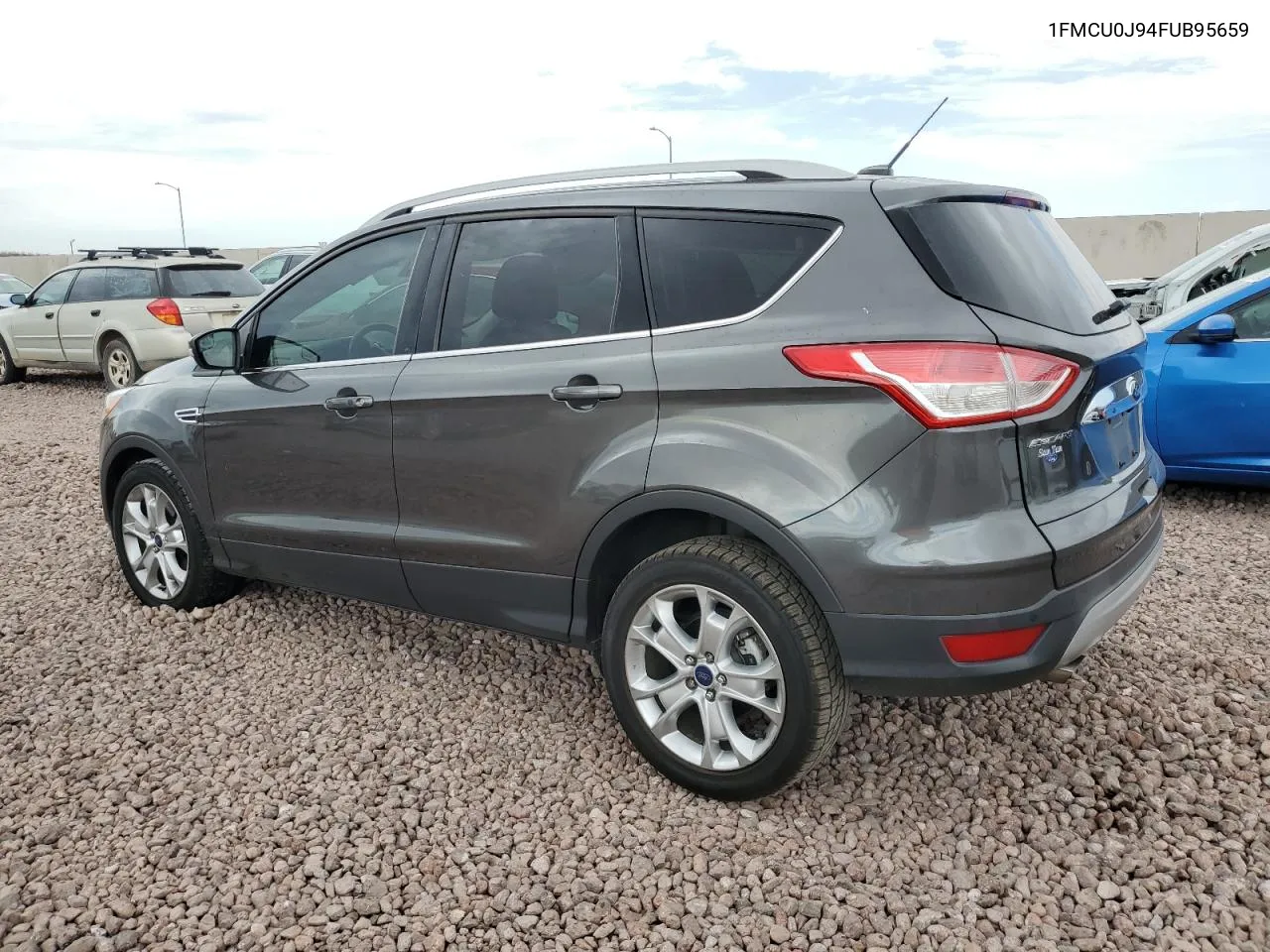 2015 Ford Escape Titanium VIN: 1FMCU0J94FUB95659 Lot: 69148644