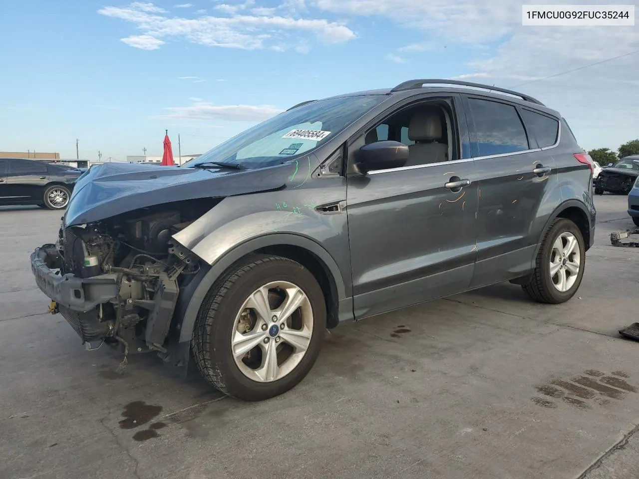 2015 Ford Escape Se VIN: 1FMCU0G92FUC35244 Lot: 69405584