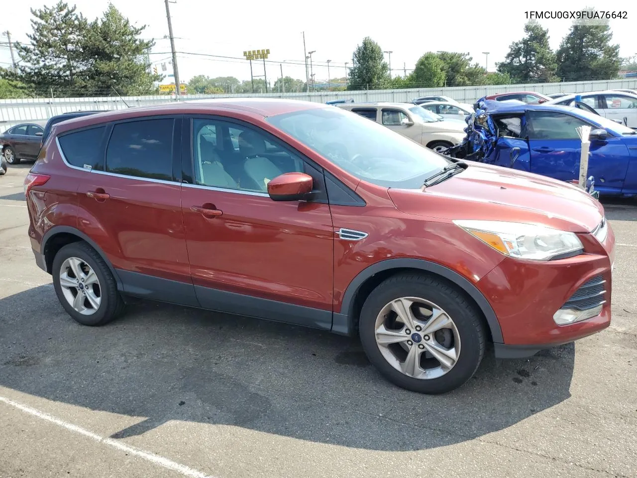 2015 Ford Escape Se VIN: 1FMCU0GX9FUA76642 Lot: 69625524