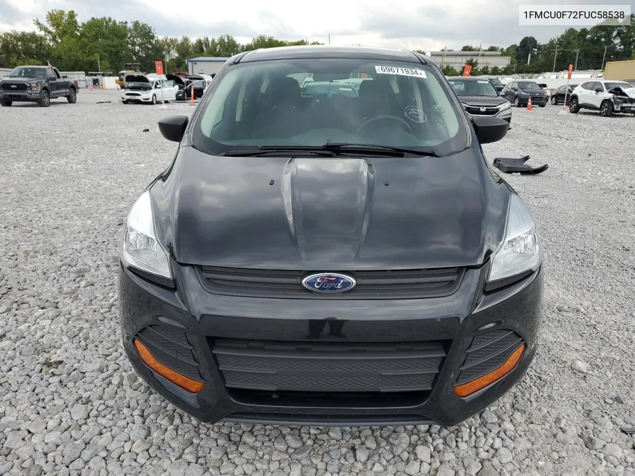 2015 Ford Escape S VIN: 1FMCU0F72FUC58538 Lot: 69671934