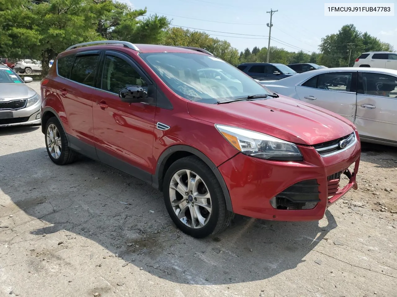 2015 Ford Escape Titanium VIN: 1FMCU9J91FUB47783 Lot: 69820814