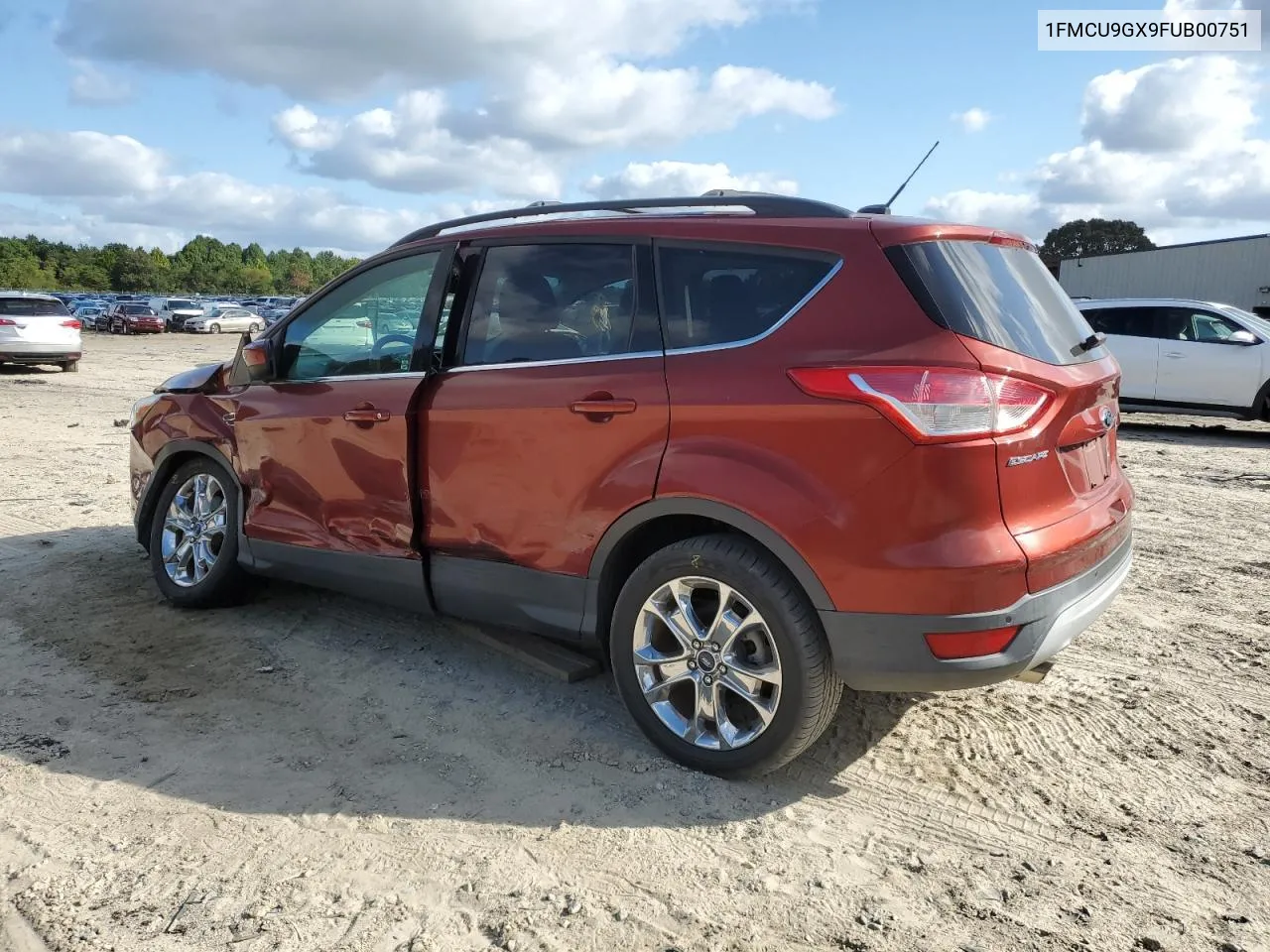 2015 Ford Escape Se VIN: 1FMCU9GX9FUB00751 Lot: 70081854