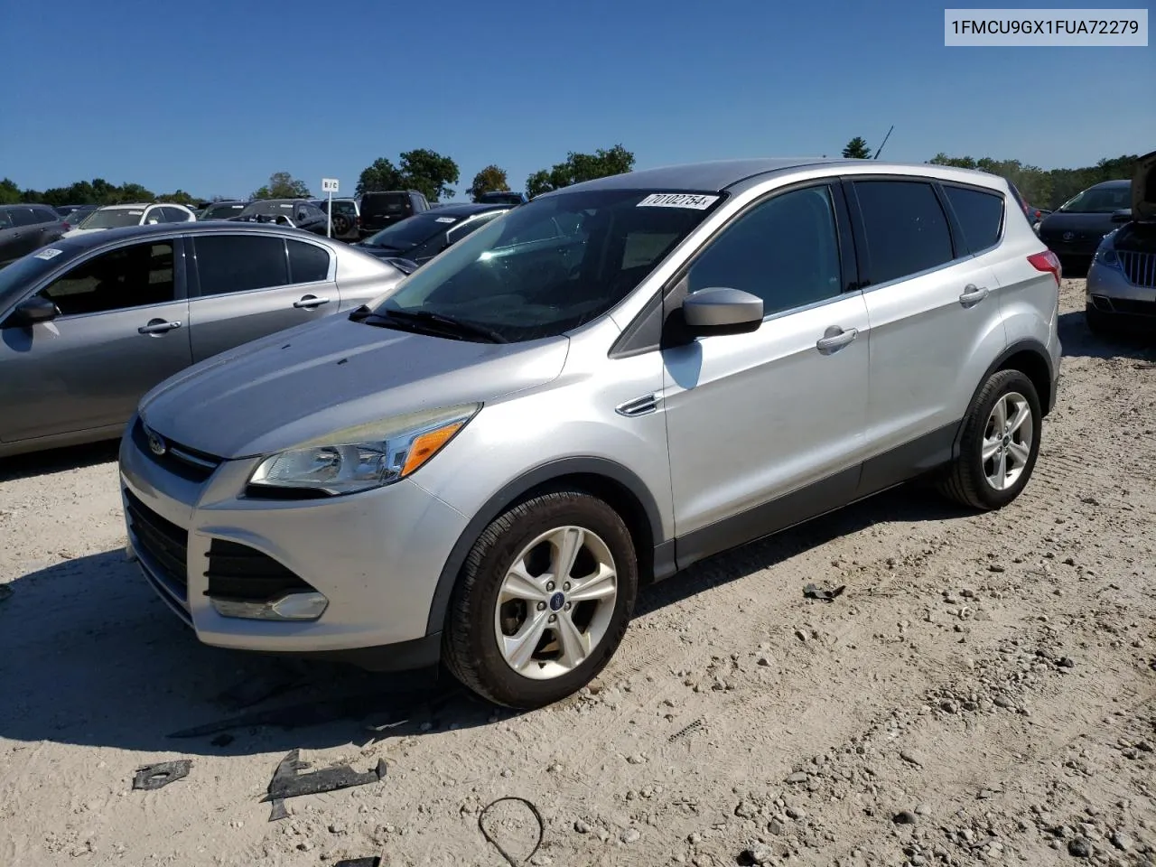 2015 Ford Escape Se VIN: 1FMCU9GX1FUA72279 Lot: 70102754