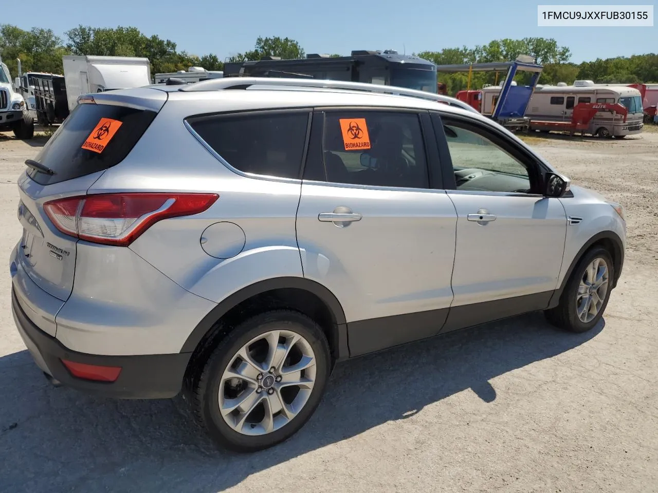 2015 Ford Escape Titanium VIN: 1FMCU9JXXFUB30155 Lot: 70481254