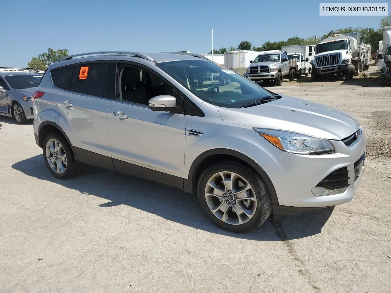 2015 Ford Escape Titanium VIN: 1FMCU9JXXFUB30155 Lot: 70481254