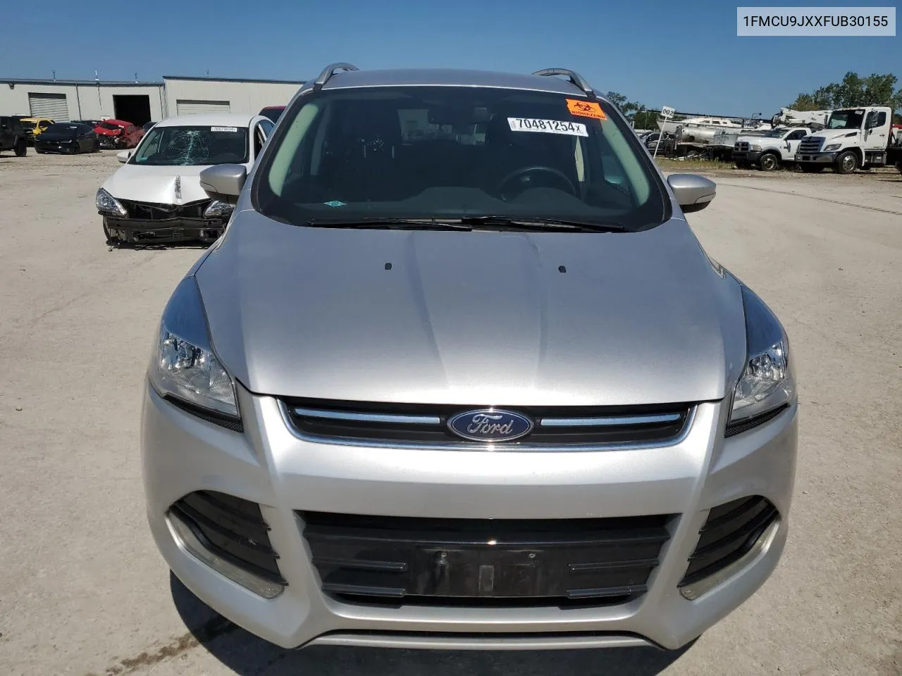 2015 Ford Escape Titanium VIN: 1FMCU9JXXFUB30155 Lot: 70481254