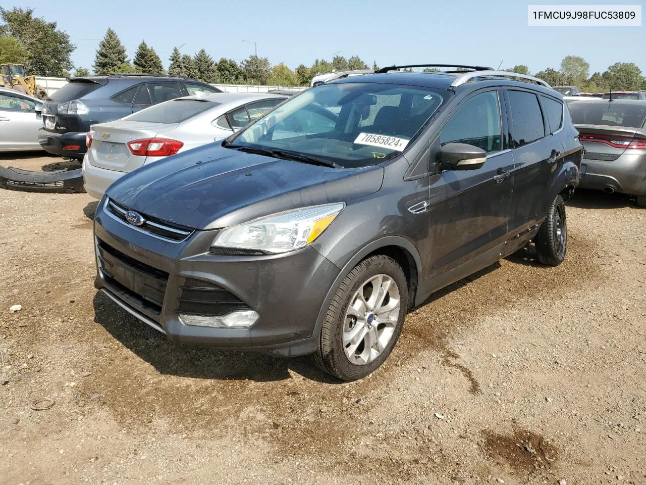 2015 Ford Escape Titanium VIN: 1FMCU9J98FUC53809 Lot: 70585824