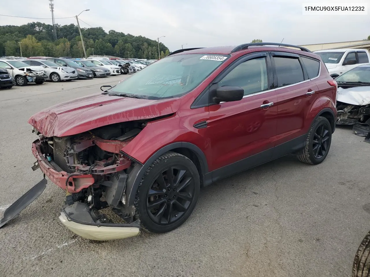 2015 Ford Escape Se VIN: 1FMCU9GX5FUA12232 Lot: 70805354