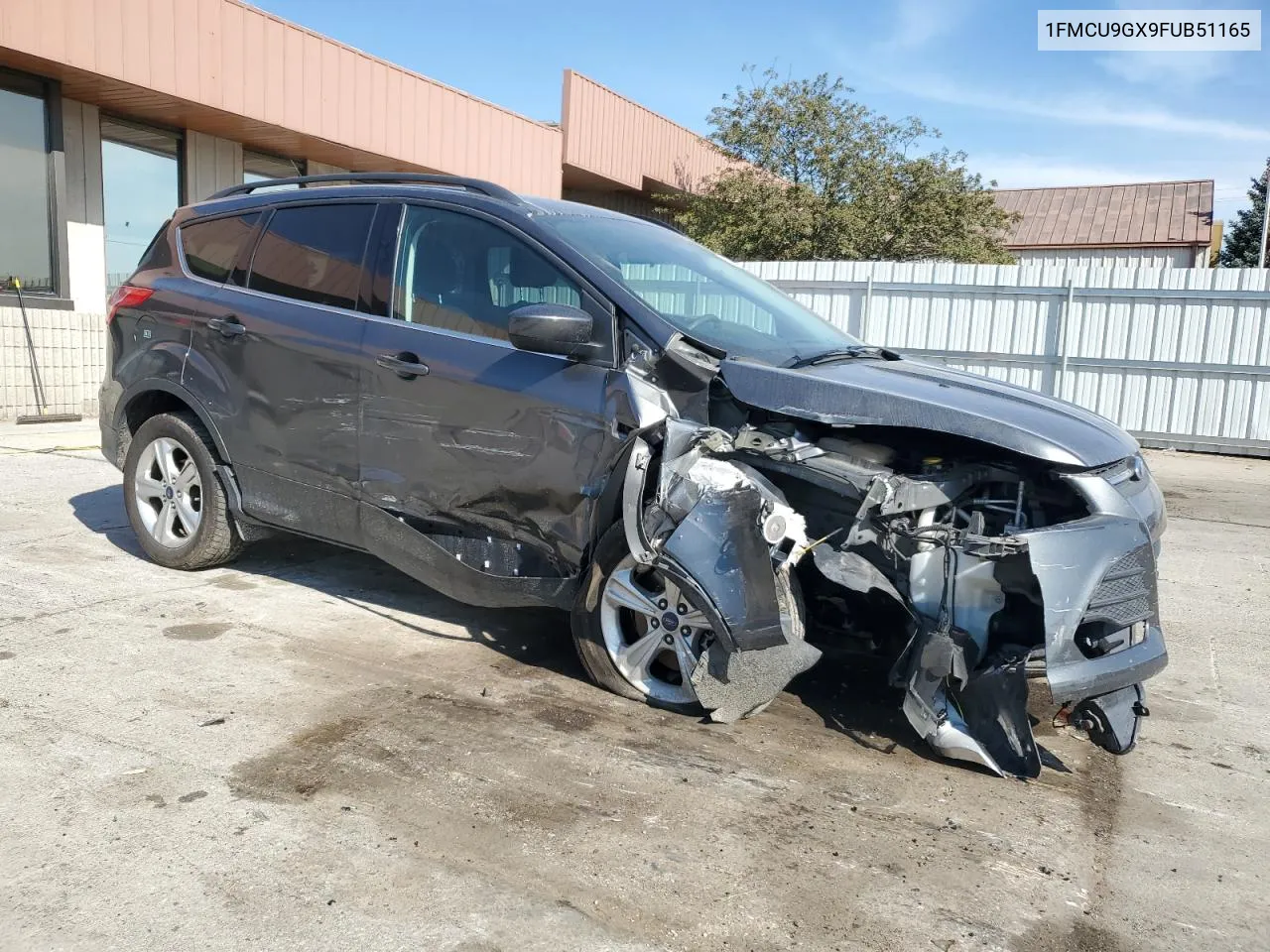 2015 Ford Escape Se VIN: 1FMCU9GX9FUB51165 Lot: 70831034