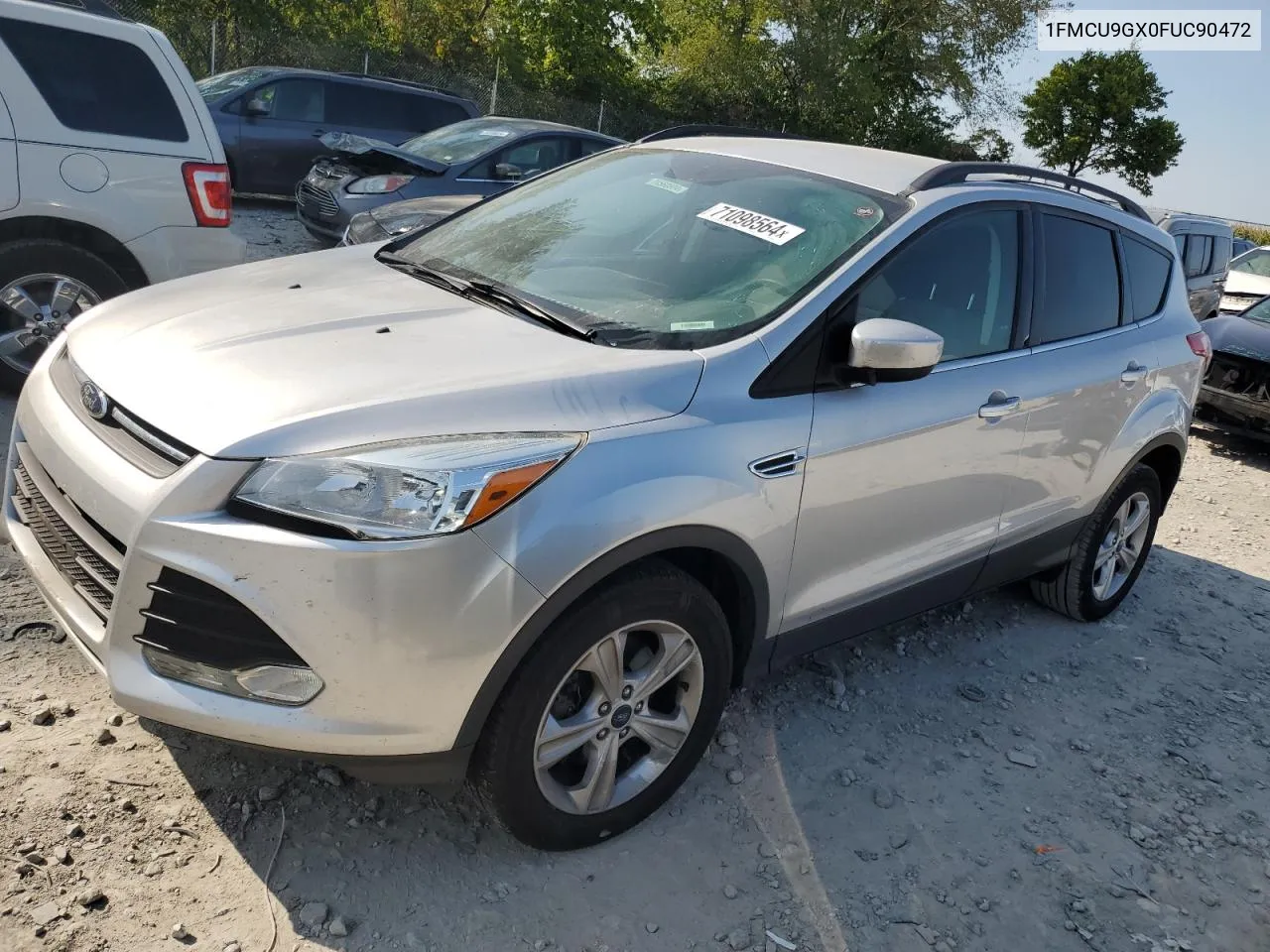 2015 Ford Escape Se VIN: 1FMCU9GX0FUC90472 Lot: 71098564