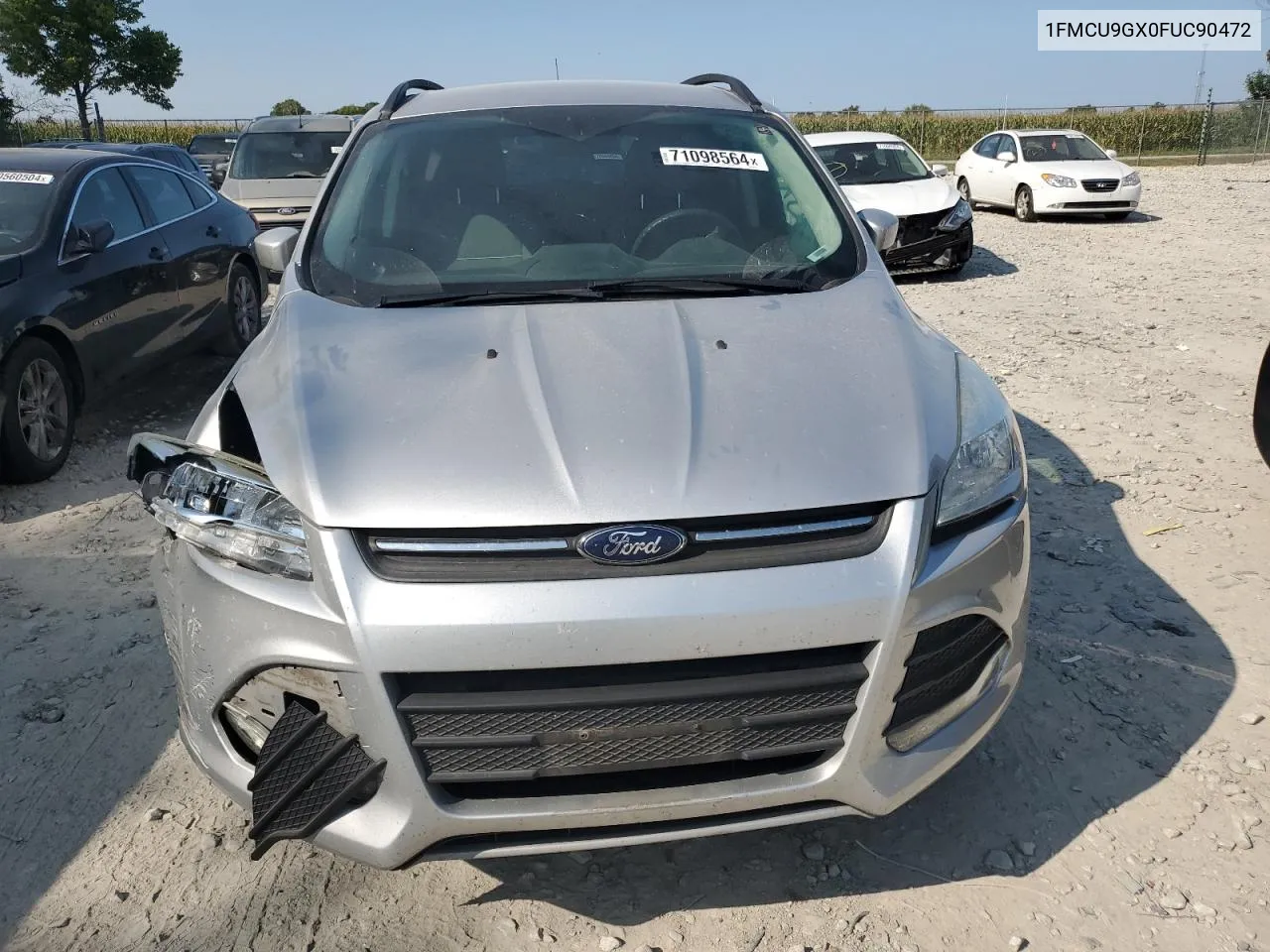 2015 Ford Escape Se VIN: 1FMCU9GX0FUC90472 Lot: 71098564