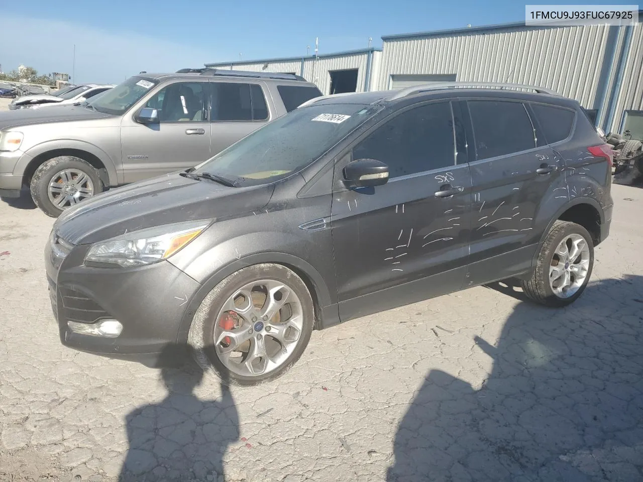 2015 Ford Escape Titanium VIN: 1FMCU9J93FUC67925 Lot: 71176614