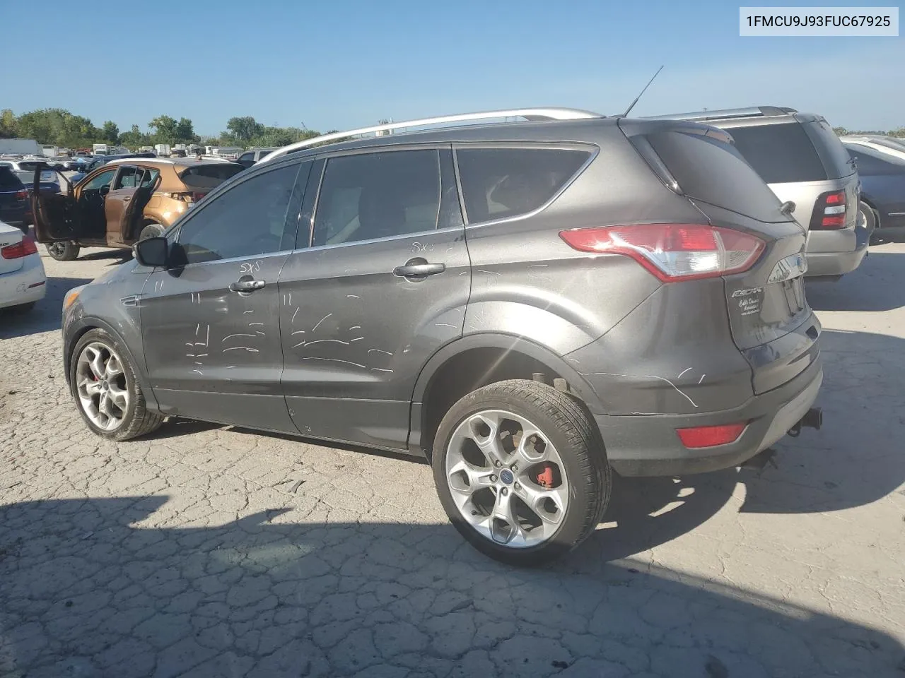 2015 Ford Escape Titanium VIN: 1FMCU9J93FUC67925 Lot: 71176614