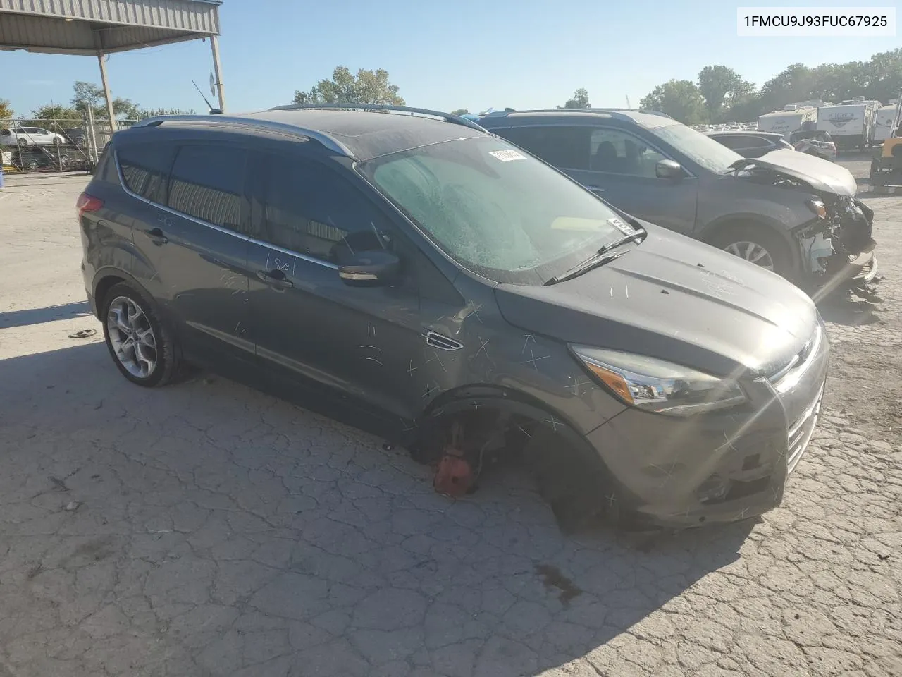 2015 Ford Escape Titanium VIN: 1FMCU9J93FUC67925 Lot: 71176614