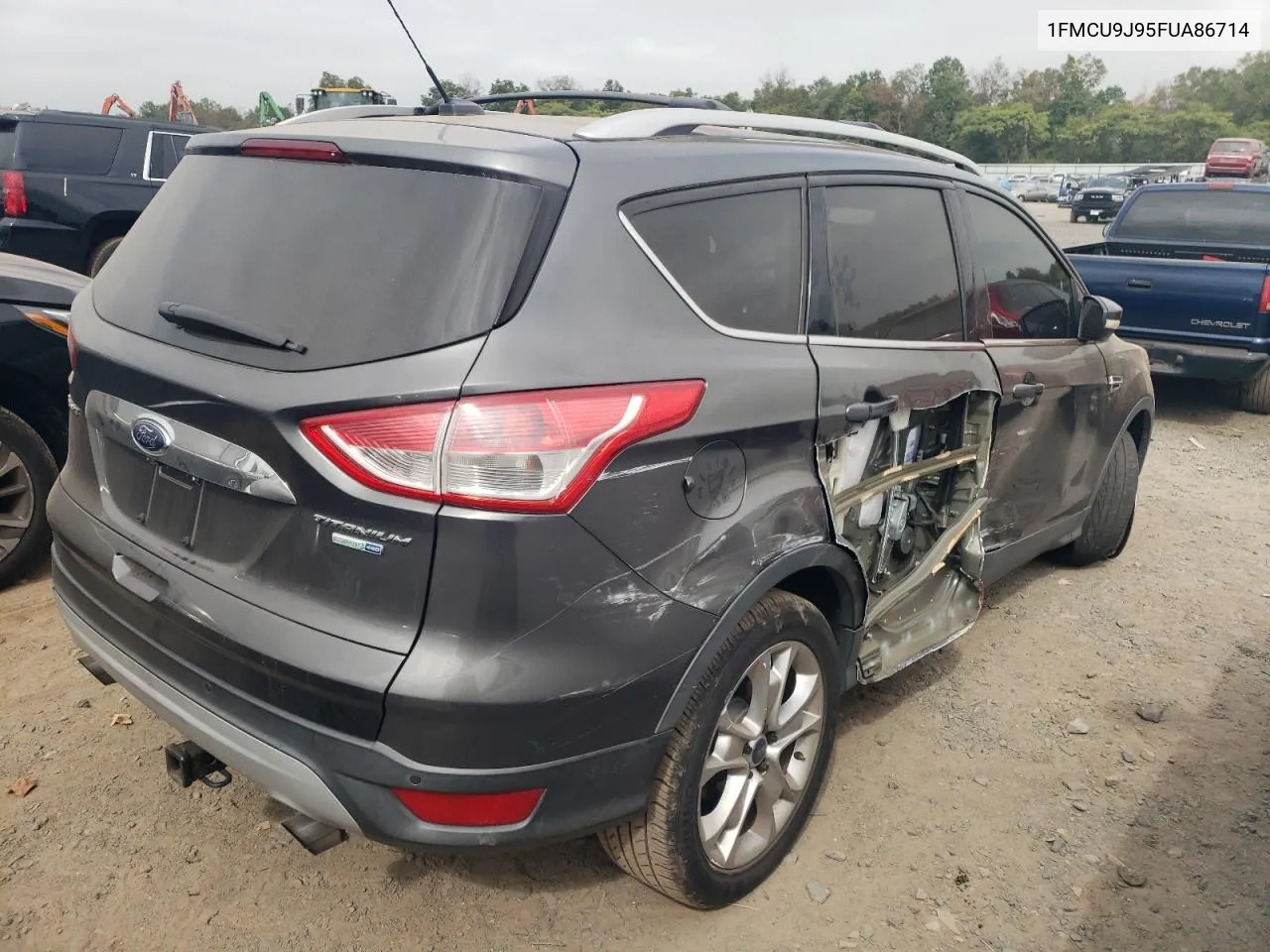 2015 Ford Escape Titanium VIN: 1FMCU9J95FUA86714 Lot: 71621714