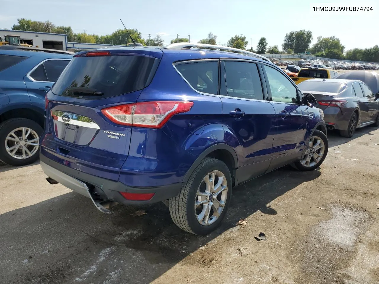 2015 Ford Escape Titanium VIN: 1FMCU9J99FUB74794 Lot: 71846414