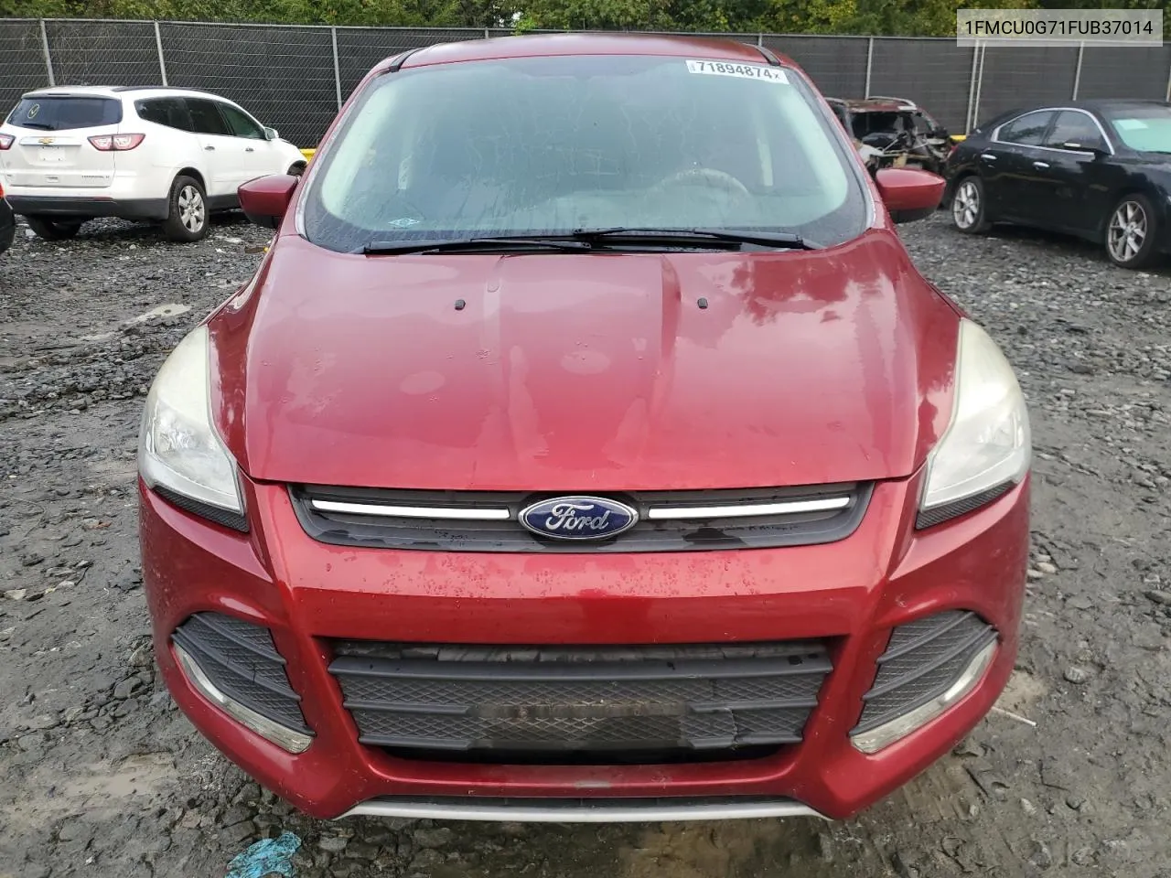 2015 Ford Escape Se VIN: 1FMCU0G71FUB37014 Lot: 71894874