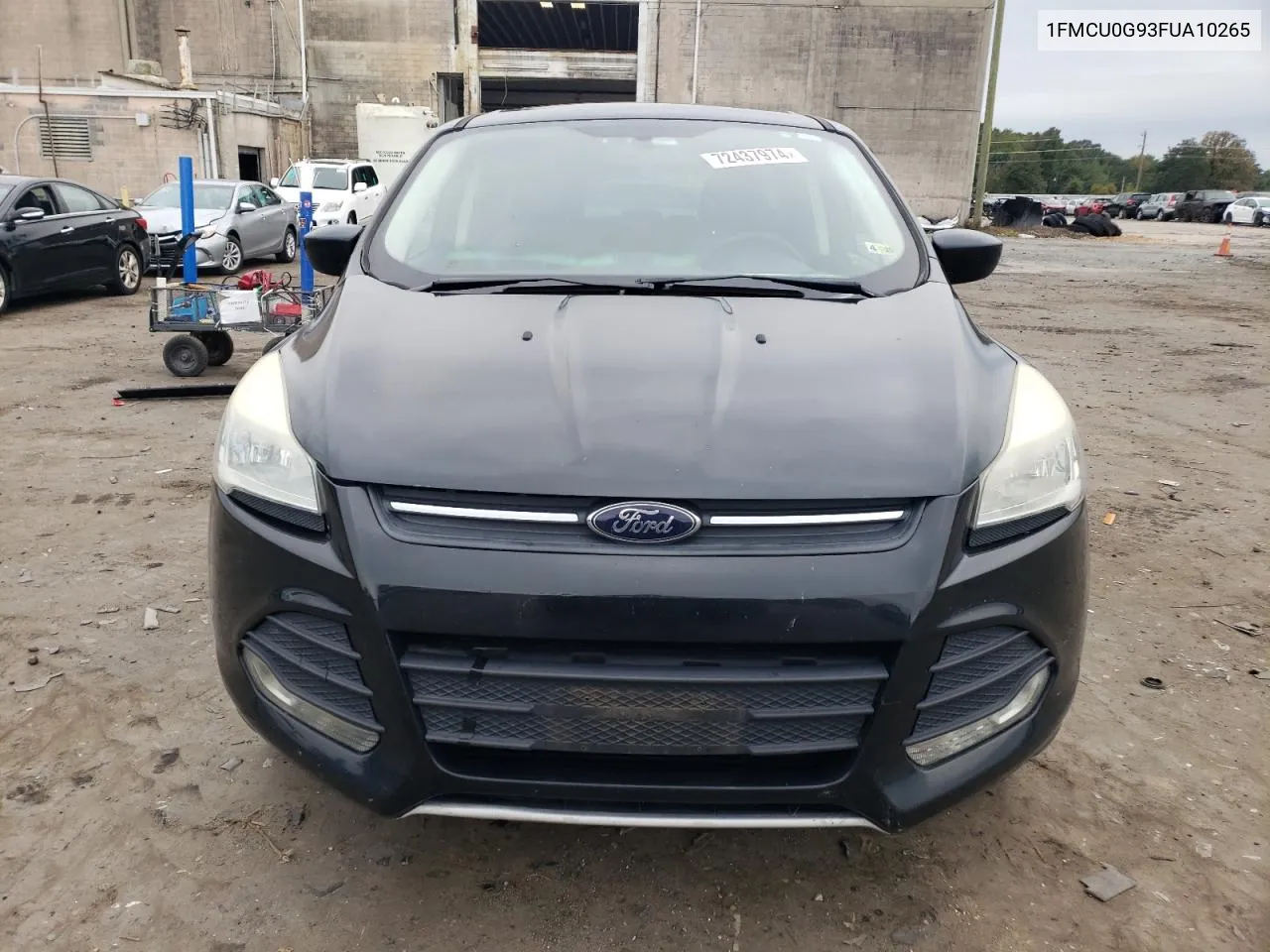 2015 Ford Escape Se VIN: 1FMCU0G93FUA10265 Lot: 72437974