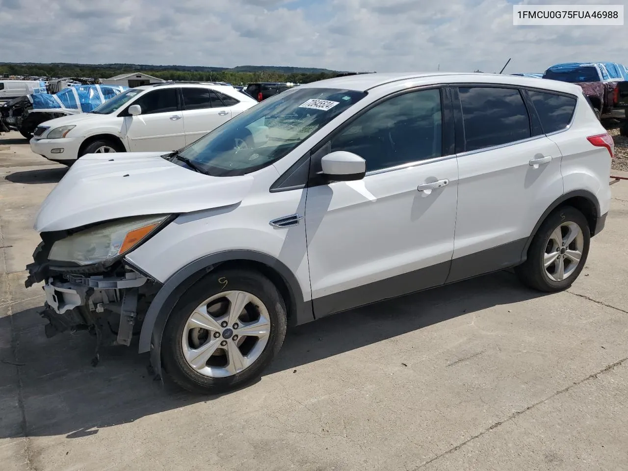 2015 Ford Escape Se VIN: 1FMCU0G75FUA46988 Lot: 72645524