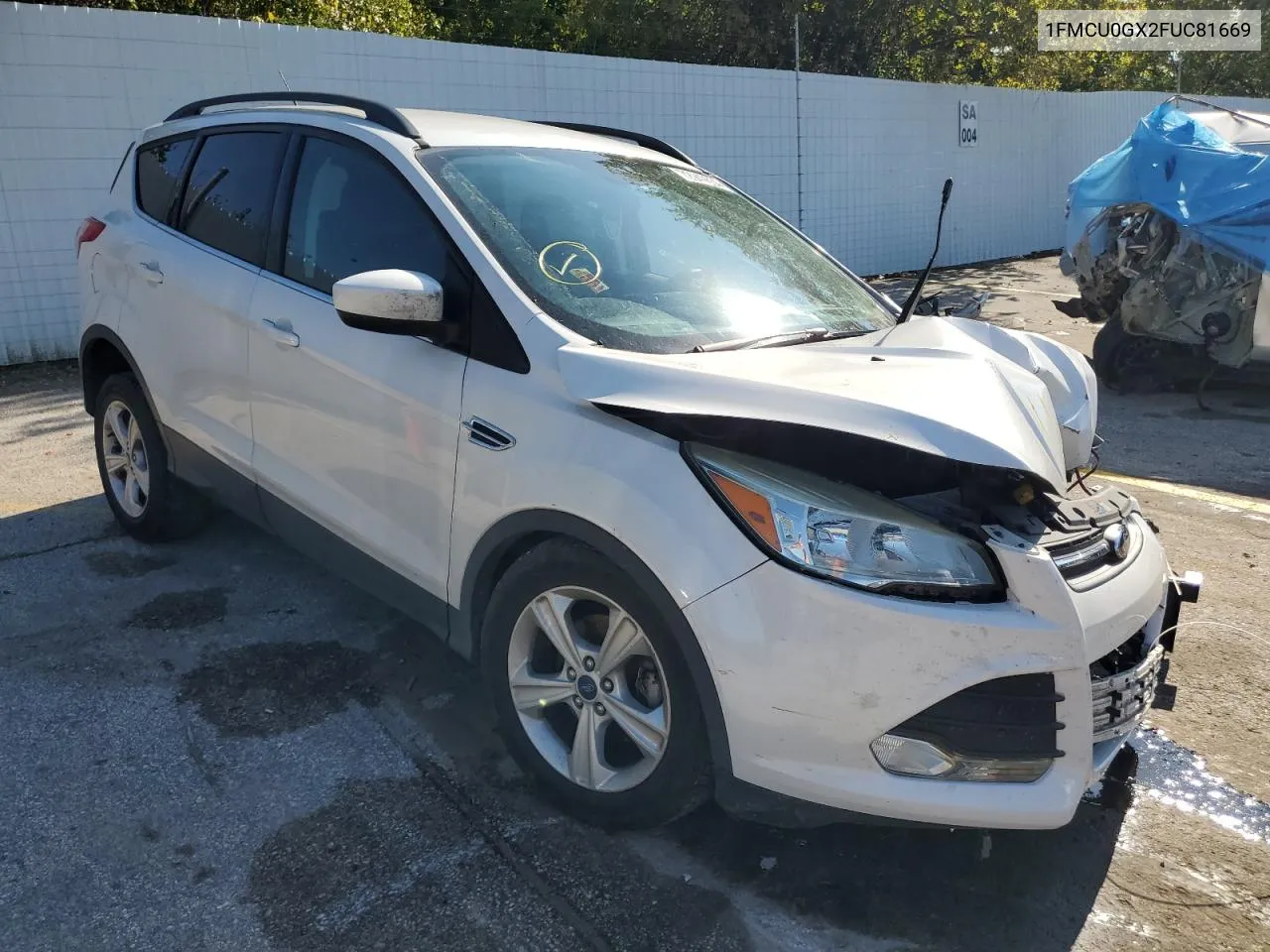 2015 Ford Escape Se VIN: 1FMCU0GX2FUC81669 Lot: 72949834