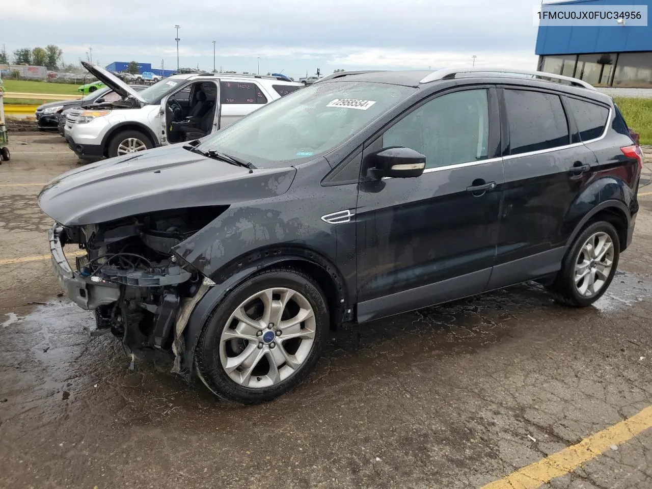 2015 Ford Escape Titanium VIN: 1FMCU0JX0FUC34956 Lot: 72958554