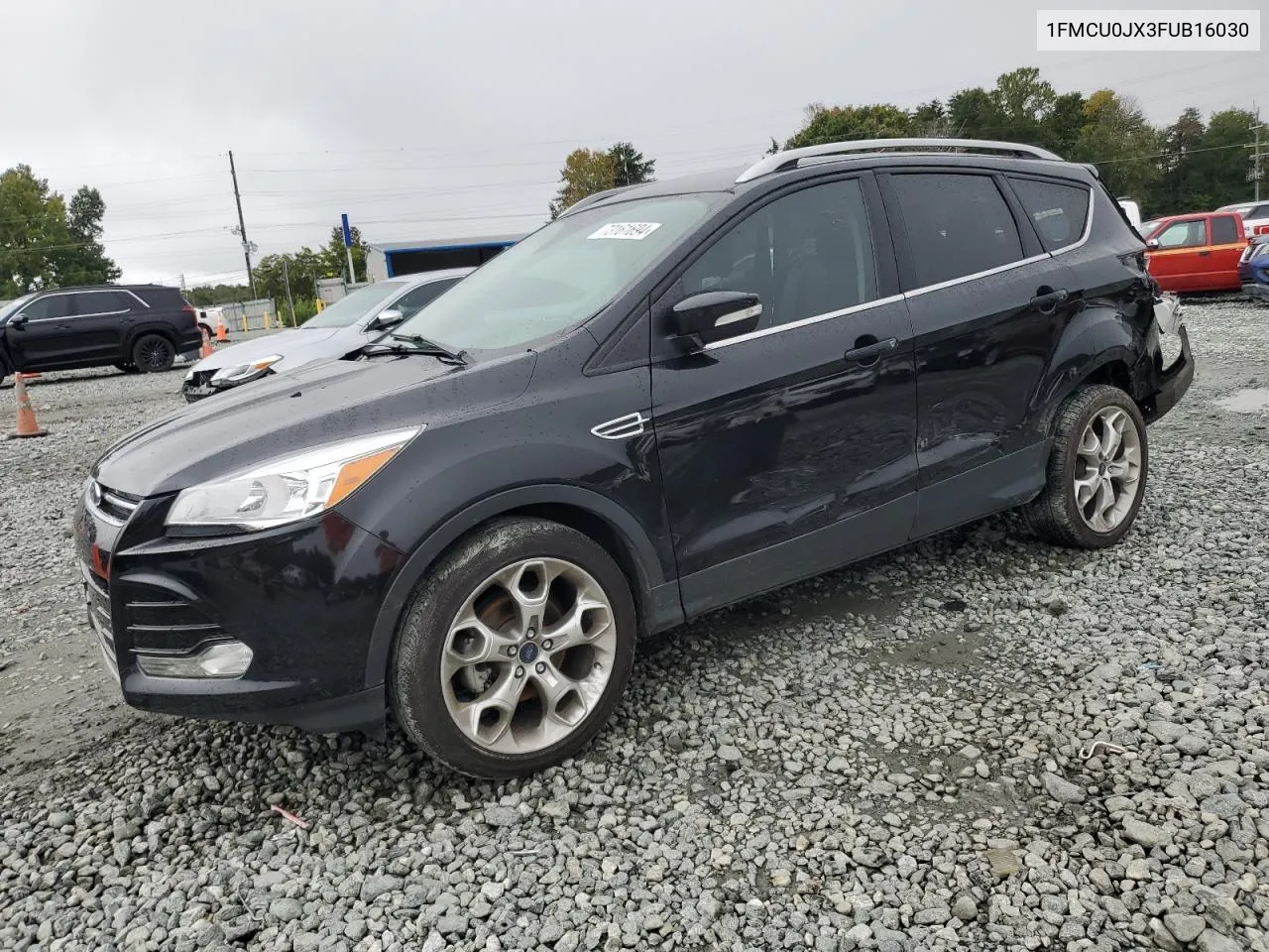 2015 Ford Escape Titanium VIN: 1FMCU0JX3FUB16030 Lot: 73161694