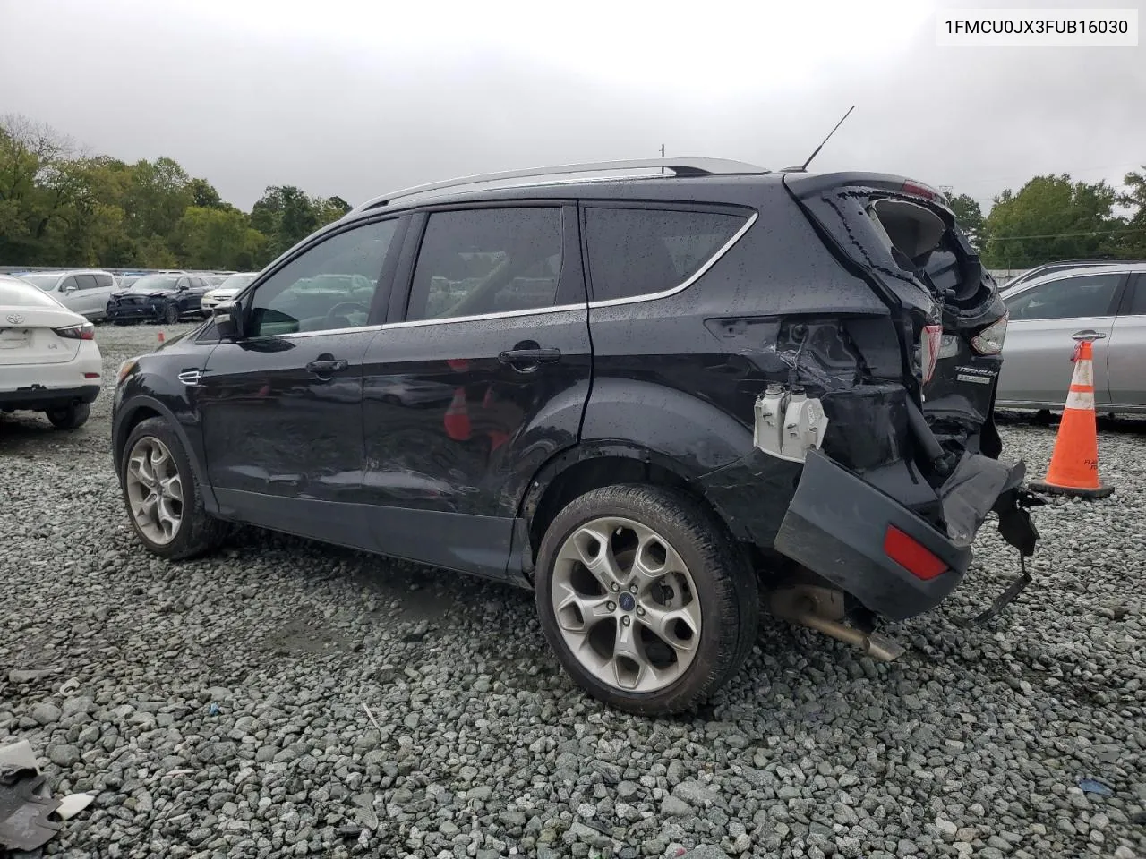 2015 Ford Escape Titanium VIN: 1FMCU0JX3FUB16030 Lot: 73161694