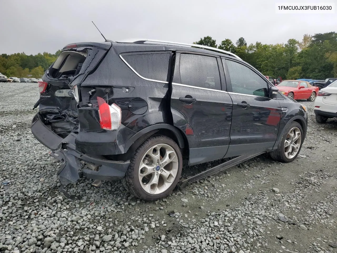 2015 Ford Escape Titanium VIN: 1FMCU0JX3FUB16030 Lot: 73161694