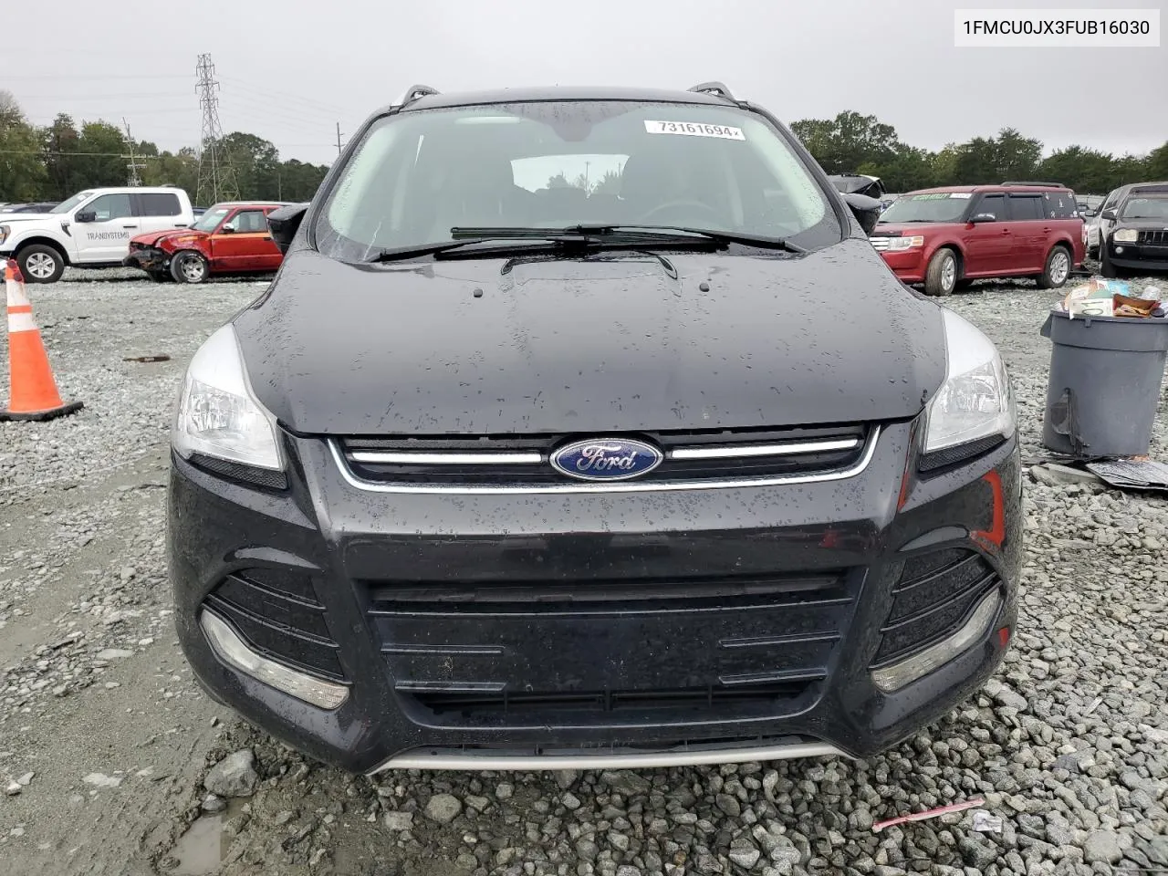 2015 Ford Escape Titanium VIN: 1FMCU0JX3FUB16030 Lot: 73161694