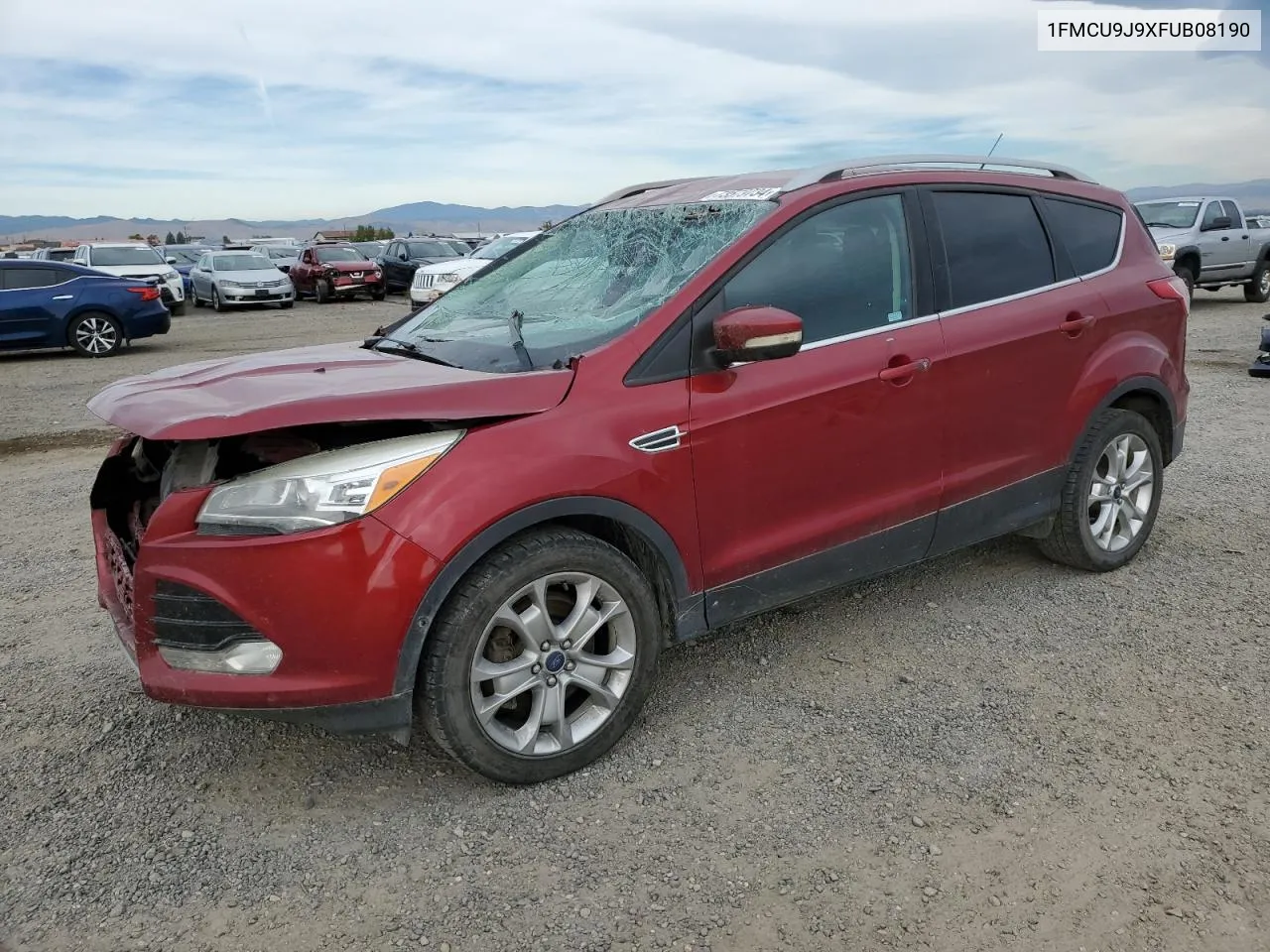 2015 Ford Escape Titanium VIN: 1FMCU9J9XFUB08190 Lot: 73579734