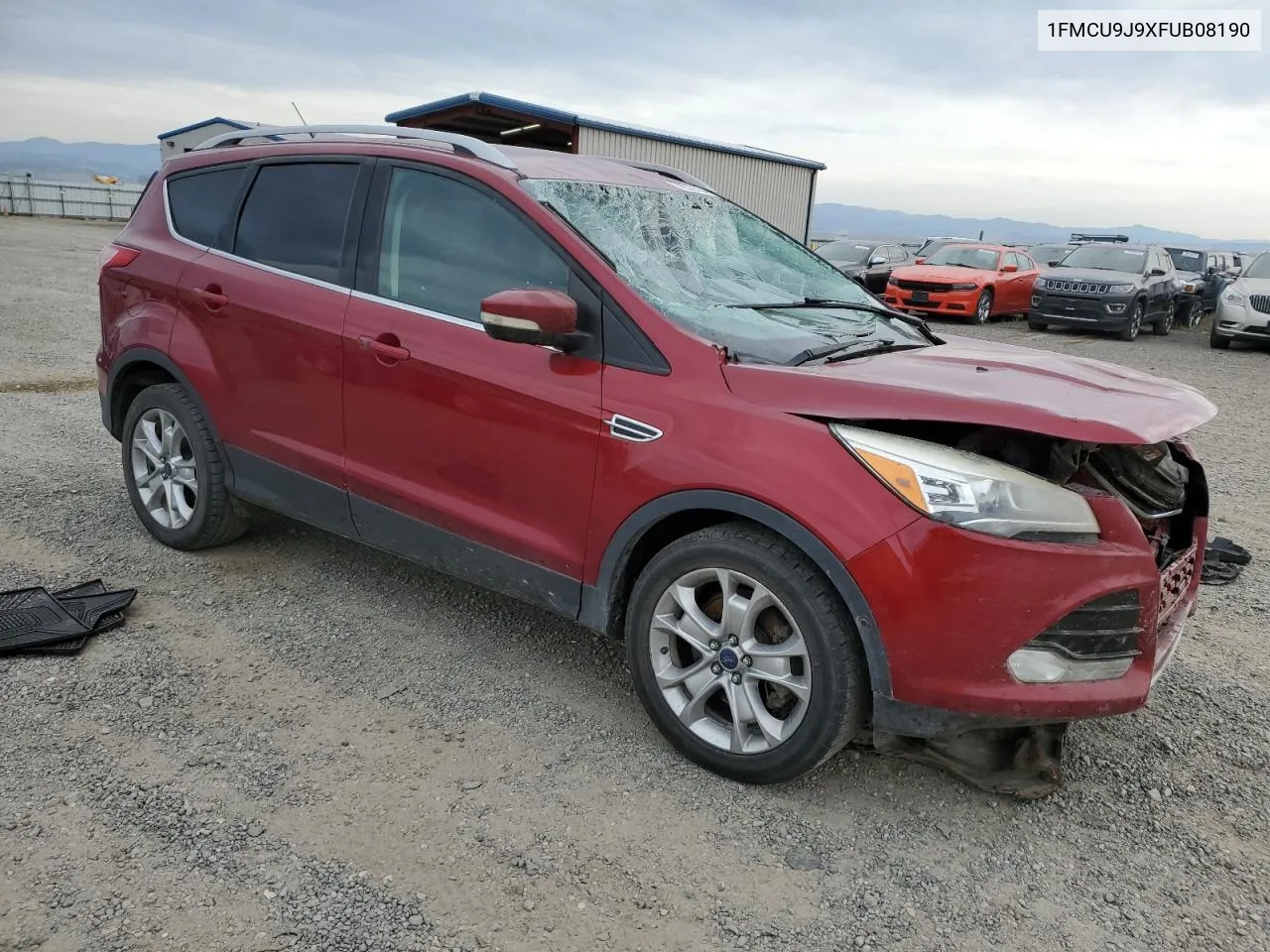 2015 Ford Escape Titanium VIN: 1FMCU9J9XFUB08190 Lot: 73579734