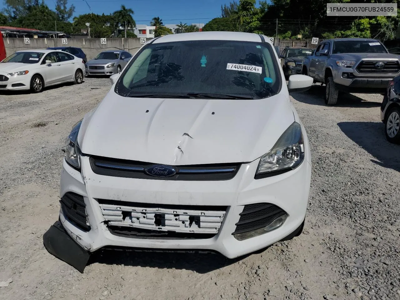 2015 Ford Escape Se VIN: 1FMCU0G70FUB24559 Lot: 74004024