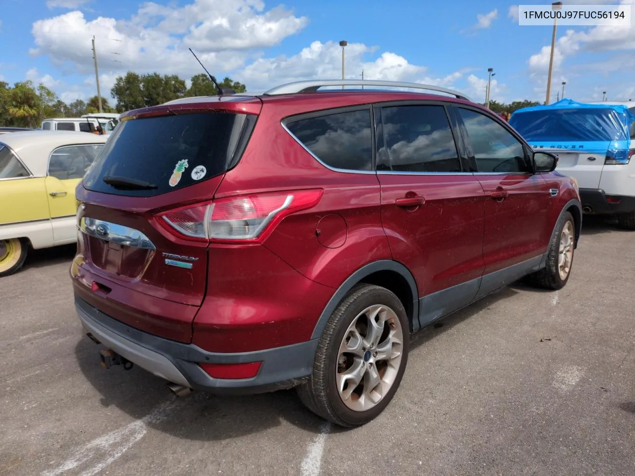 2015 Ford Escape Titanium VIN: 1FMCU0J97FUC56194 Lot: 74322574