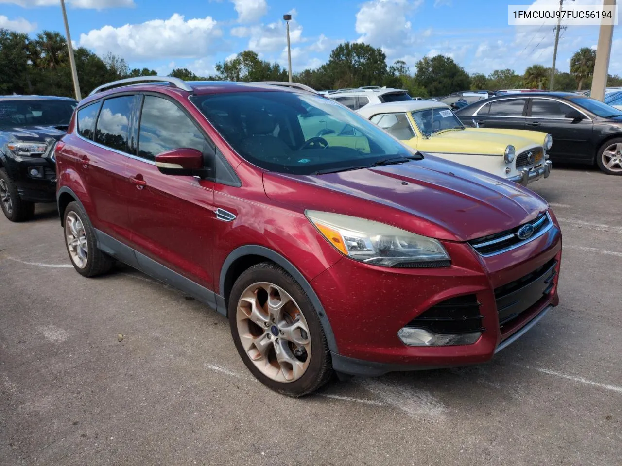 2015 Ford Escape Titanium VIN: 1FMCU0J97FUC56194 Lot: 74322574